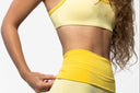foldover flare leggings in soleil
