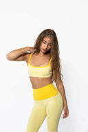 foldover flare leggings in soleil