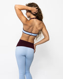 foldover flare legging in twilight