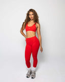 motion leggings in coral