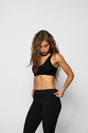 motion sports bra in midnight